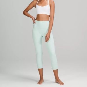 Lululemon Align 23” Leggings Delicate Mint, size 4